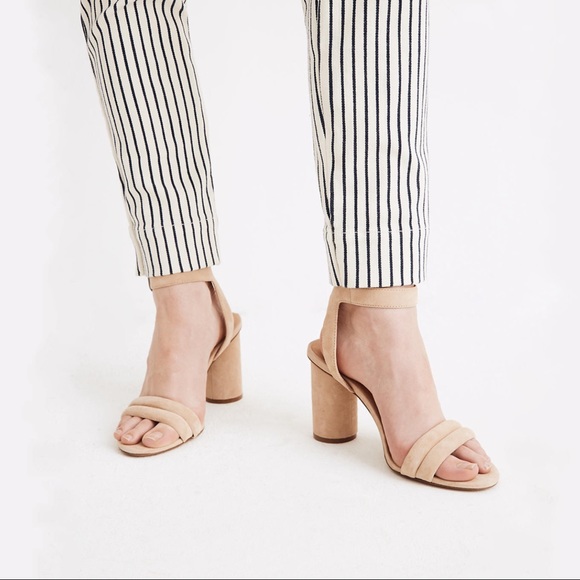 Madewell The Rosalie High Heel Beige Tan Sandals - Picture 4 of 8